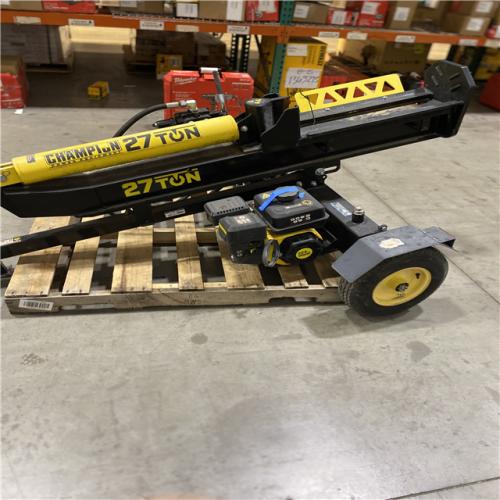 Dallas Location - As-Is Champion Power Equipment 27 Ton 224 cc Gas Wood Log Splitter
