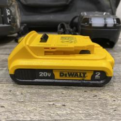 AS-IS DEWALT 20V MAX Lithium-Ion 15-Degree Electric Cordless Roofing Nailer Kit