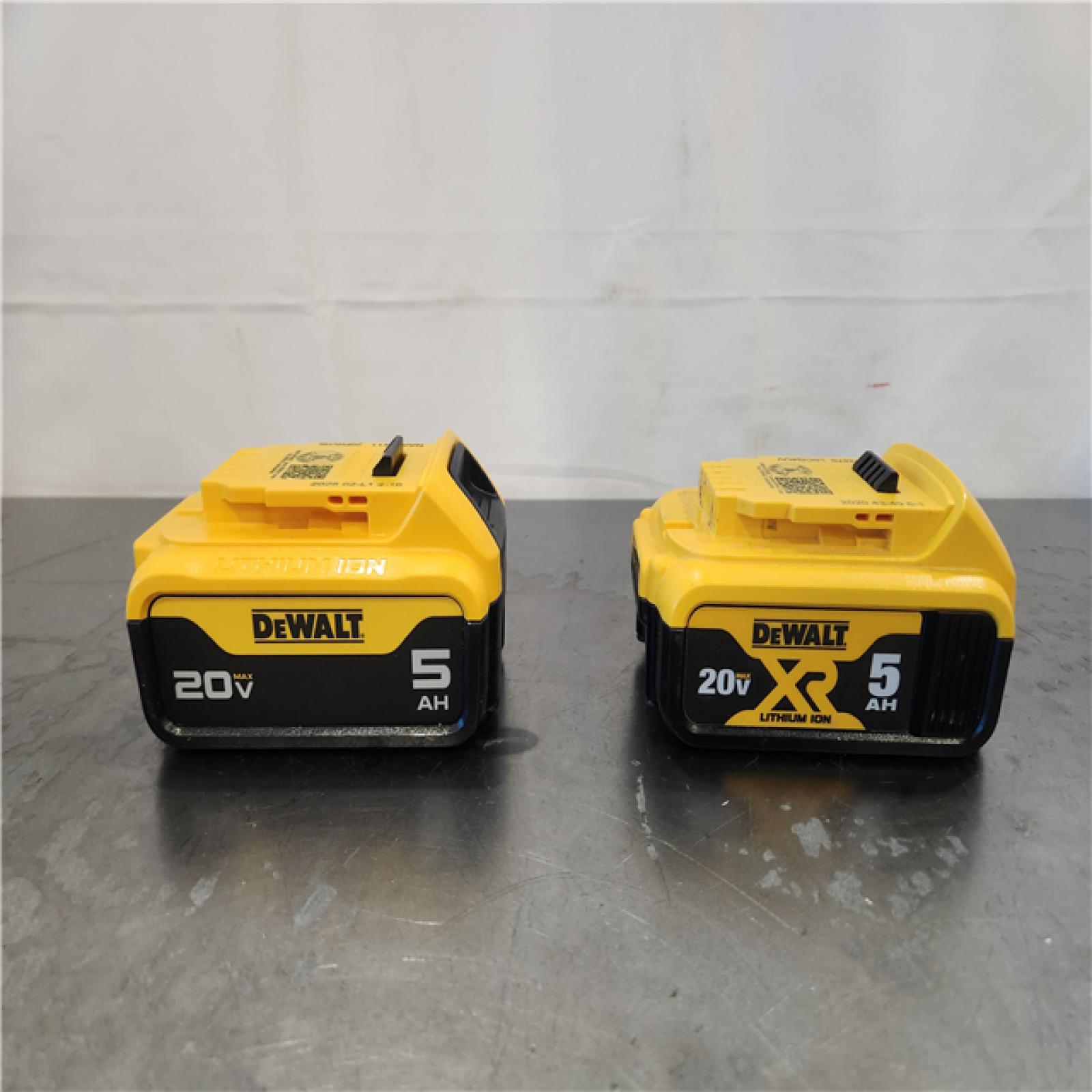 AS-IS- DEWALT 20V MAX Lithium-Ion 5.0Ah Battery (2-Pack)