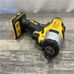 AS-IS DEWALT Atomic 20V Max Lithium-Ion Brushless Cordless Compact 1/4 in. Impact Driver Kit