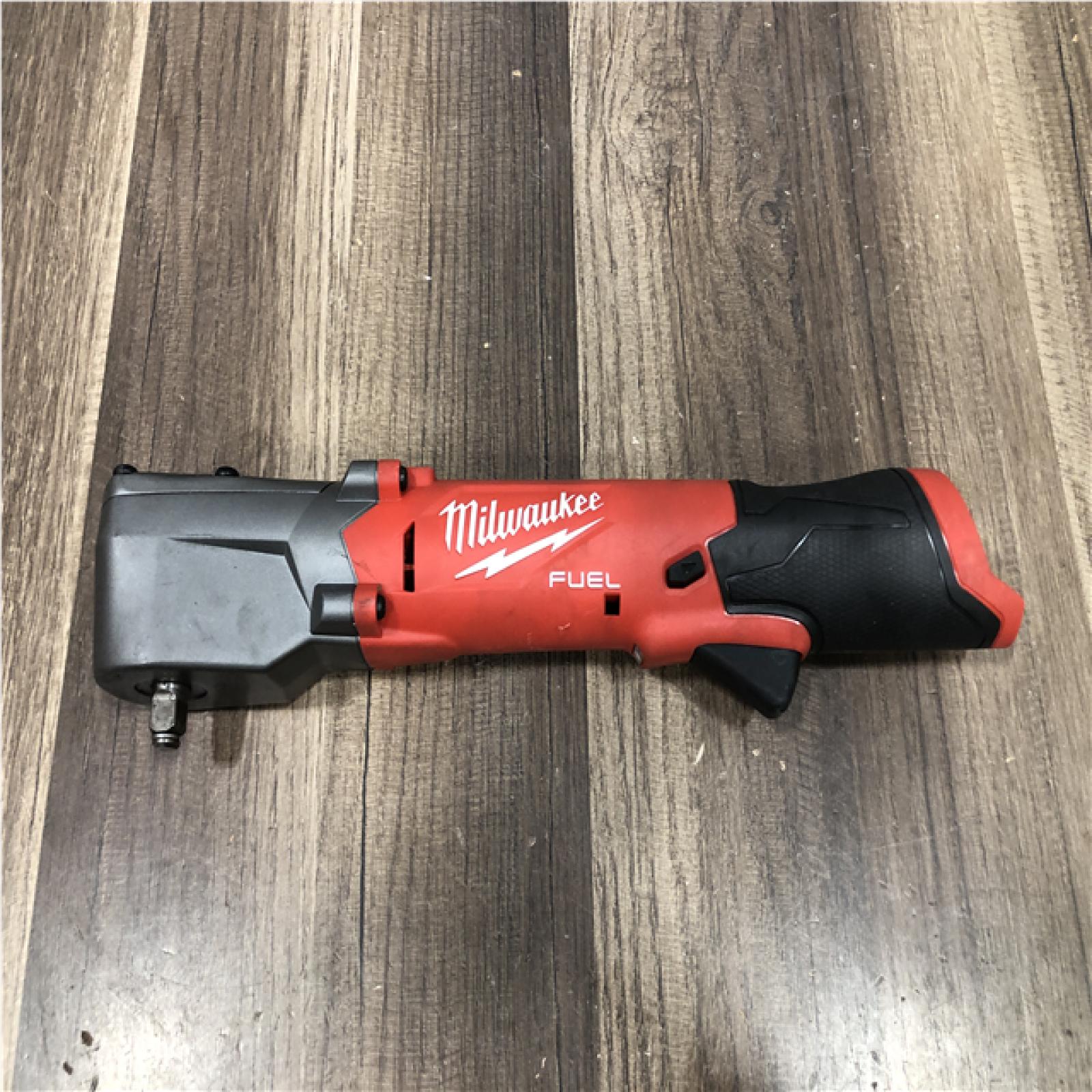 AS-IS Milwaukee  FUEL 12V Lithium-Ion Brushless Cordless 3/8 in. Right Angle Impact Wrench (Tool-Only)