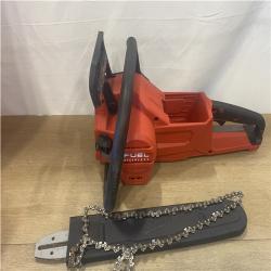 AS-IS Milwaukee FUEL 16 in. 18V Lithium-Ion Brushless Battery Chainsaw (Tool-Only)