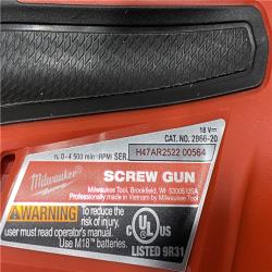 AS-IS Milwaukee FUEL 18V Lithium-Ion Brushless Cordless Drywall Screw Gun (Tool-Only)