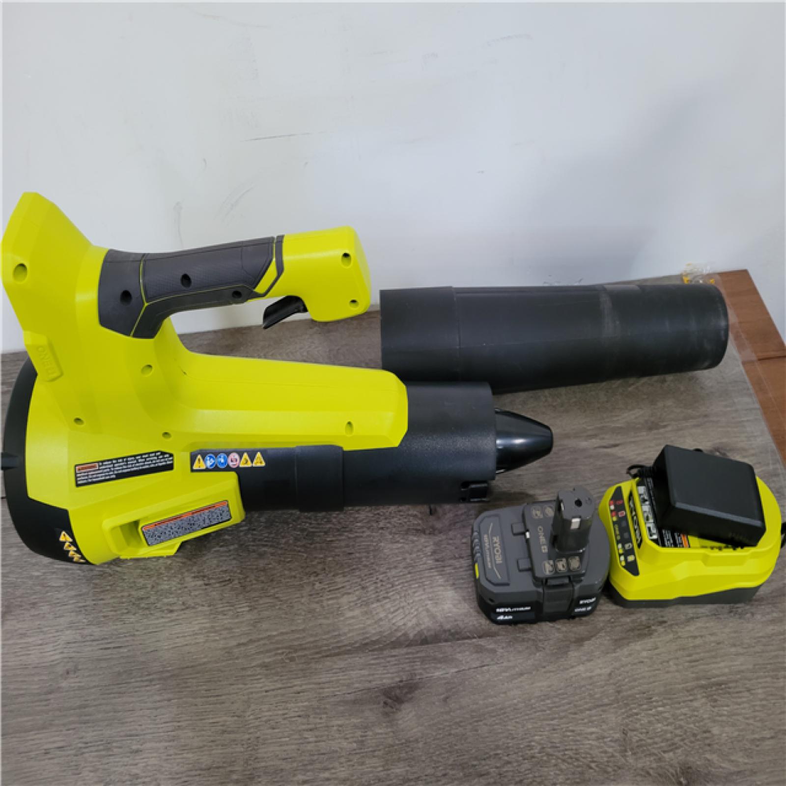 California AS-IS Ryobi One+ 350 CFM 18V Blower Kit