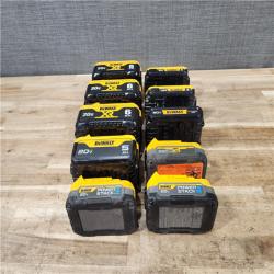 HOUSTON LOCATION - AS-IS DEWALT BATTERY PACK QTY - 10