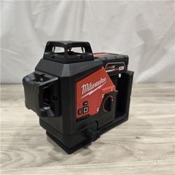 AS-IS Milwaukee-3632-21 M12 Green Beam Laser 360° 3-Plane Kit