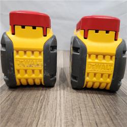 AS-IS - DEWALT FLEXVOLT 20V/60V MAX Lithium-Ion 6.0Ah Battery Pack (2 Pack)