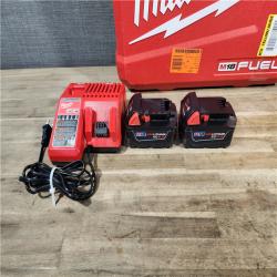 HOUSTON LOCATION - AS-IS MILWAUKEE FUEL 18V Lithium-Ion Brushless Cordless Hammer Drill and Impact Driver Combo Kit