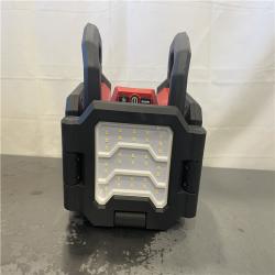 AS-IS- Milwaukee M18 ROVER Dual Power Triple-Panel Flood & Area Light