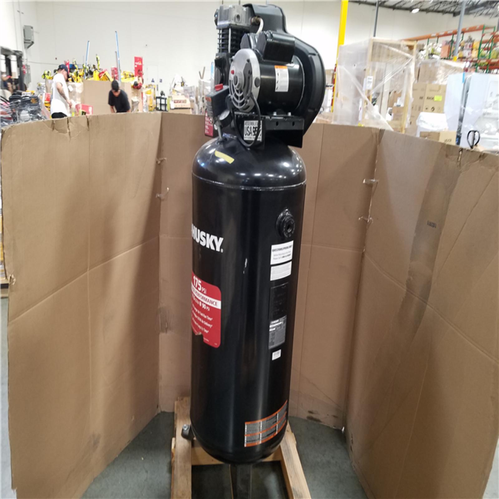 CALIFORNIA AS-IS HUSKY 175 PSI AIR COMPRESSOR
