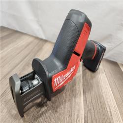 AS-IS- Milwaukee M12 FUEL 12-Volt Lithium-Ion Brushless Cordless HACKZALL Reciprocating Saw Kit W/ Free M12 4.0Ah Compact Battery