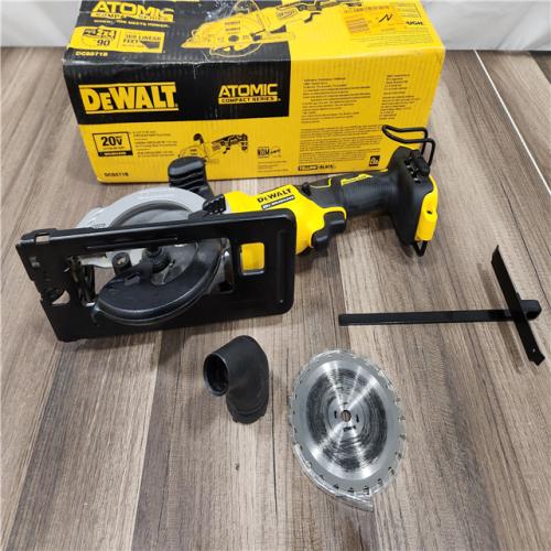 GOOD  DEWALT ATOMIC 20V MAX Cordless Brushless 4-1/2 in. Circular Saw (Tool Only)