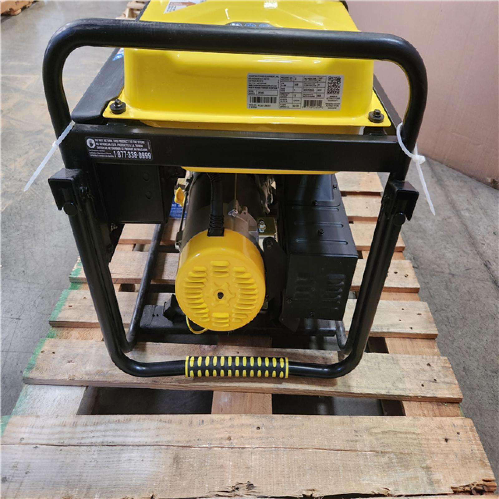 Phoenix Champion Power Equipment 7850/6250-Watt Recoil Start Dual Fuel Portable Generator (No Wheels)