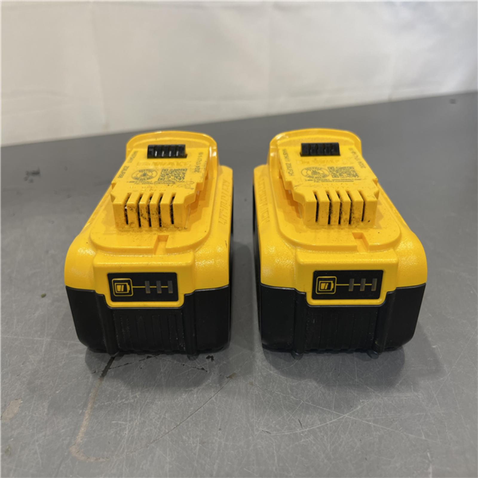 AS-IS - DEWALT 20V MAX XR Premium Lithium-Ion 5.0Ah Battery Pack (2 Pack)