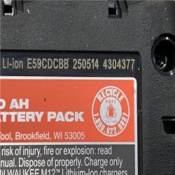 AS-IS Milwaukee FUEL 12-Volt Lithium-Ion Brushless Cordless Hammer Drill and Impact Driver Combo Kit