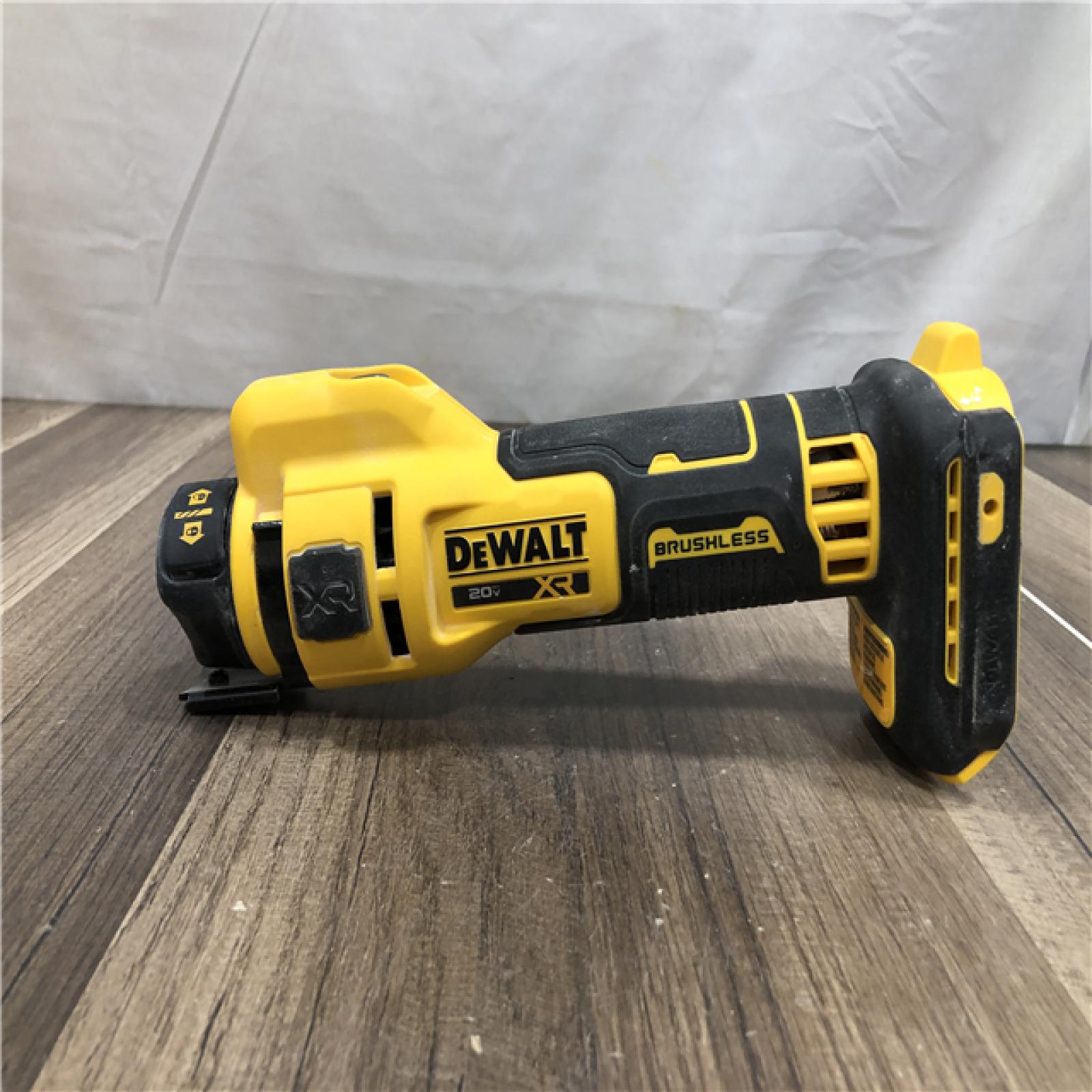 AS-IS DEWALT XR 20V Lithium-Ion Cordless Rotary Drywall Cut-Out Tool (Tool Only)
