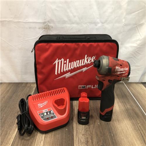 AS-IS Milwaukee FUEL SURGE 12V Lithium-Ion Brushless Cordless 1/4 in. Hex Impact Driver Compact Kit