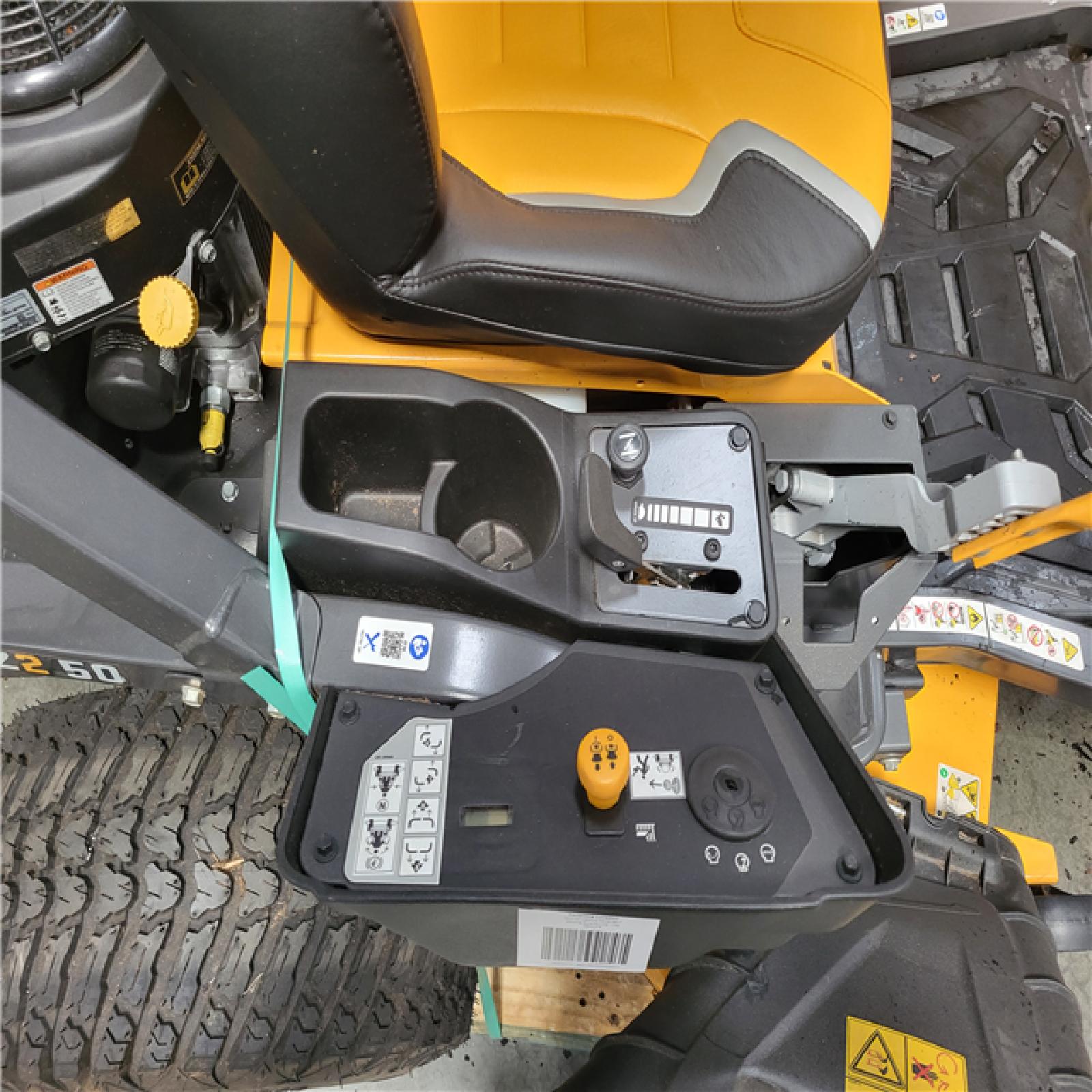CALIFORNIA AS-IS CUB CADET ULTIMA Z2 50 IN. 23HP ZERO TURN MOWER AND 50/54