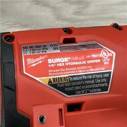 AS-IS Milwaukee FUEL SURGE 12V Lithium-Ion Brushless Cordless 1/4 in. Hex Impact Driver Compact Kit