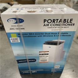 DALLAS LOCATION- WHYNTER NEX 10 000 (DOE) BTU Inverter Portable Air Conditioner Cools 500 sq. ft. with Dehumidifier