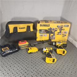 Houston Location - AS-IS DEWALT DCK2100D1T1 20V MAX FLEXVOLT ADVANTAGE Lithium Ion Brushless Cordless 2-Tool Combo Kit W/ Hammer Drill and Impact Driver 2.0 Ah - Appears IN NEW Condition