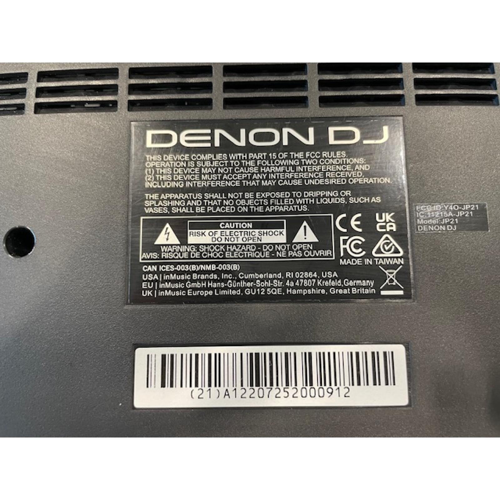AS-IS Denon DJ SC LIVE 4-4Deck Professional Standalone DJ Controller with Streaming Access
