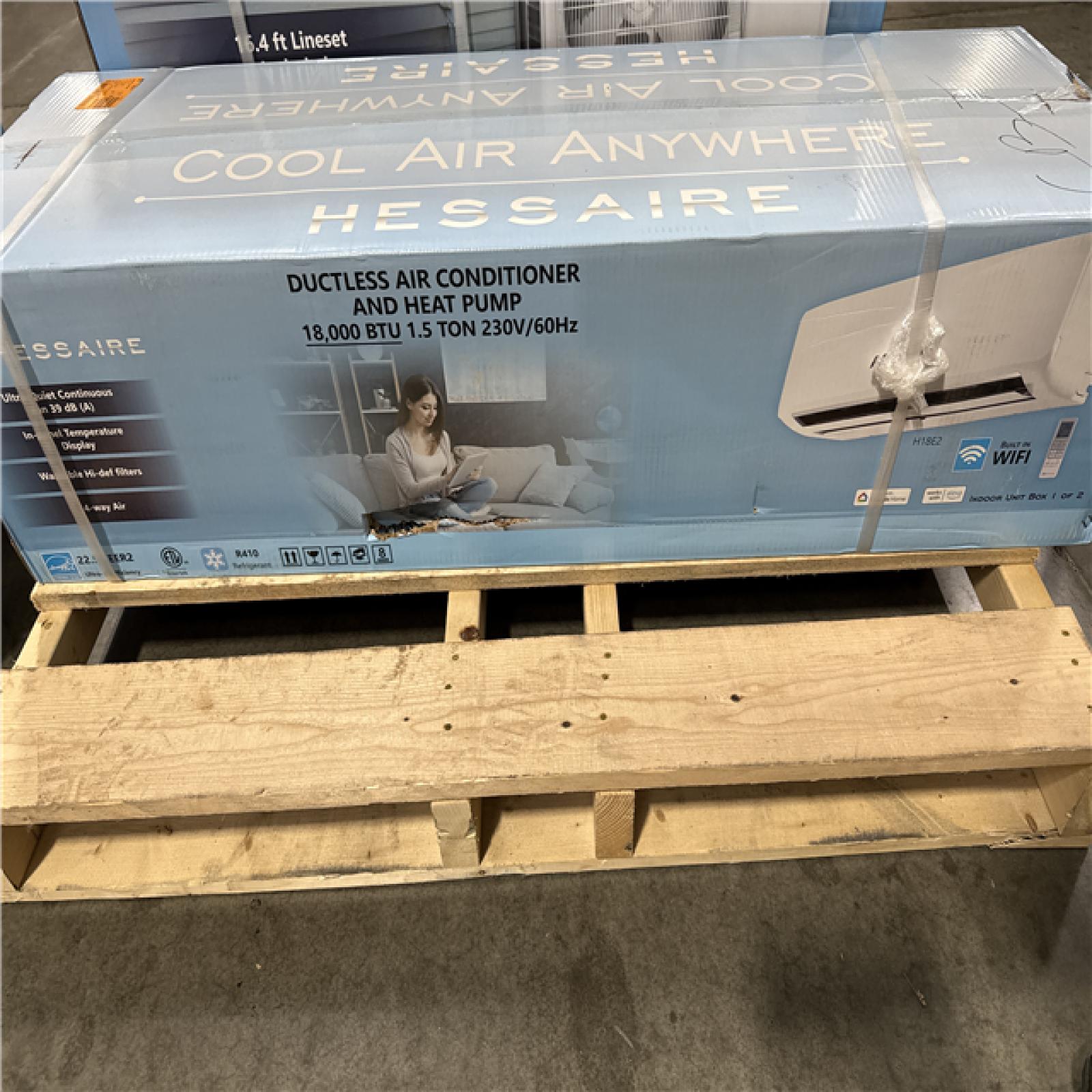 California AS-IS Hessaire Ductless Heat Pump & Air Conditioner