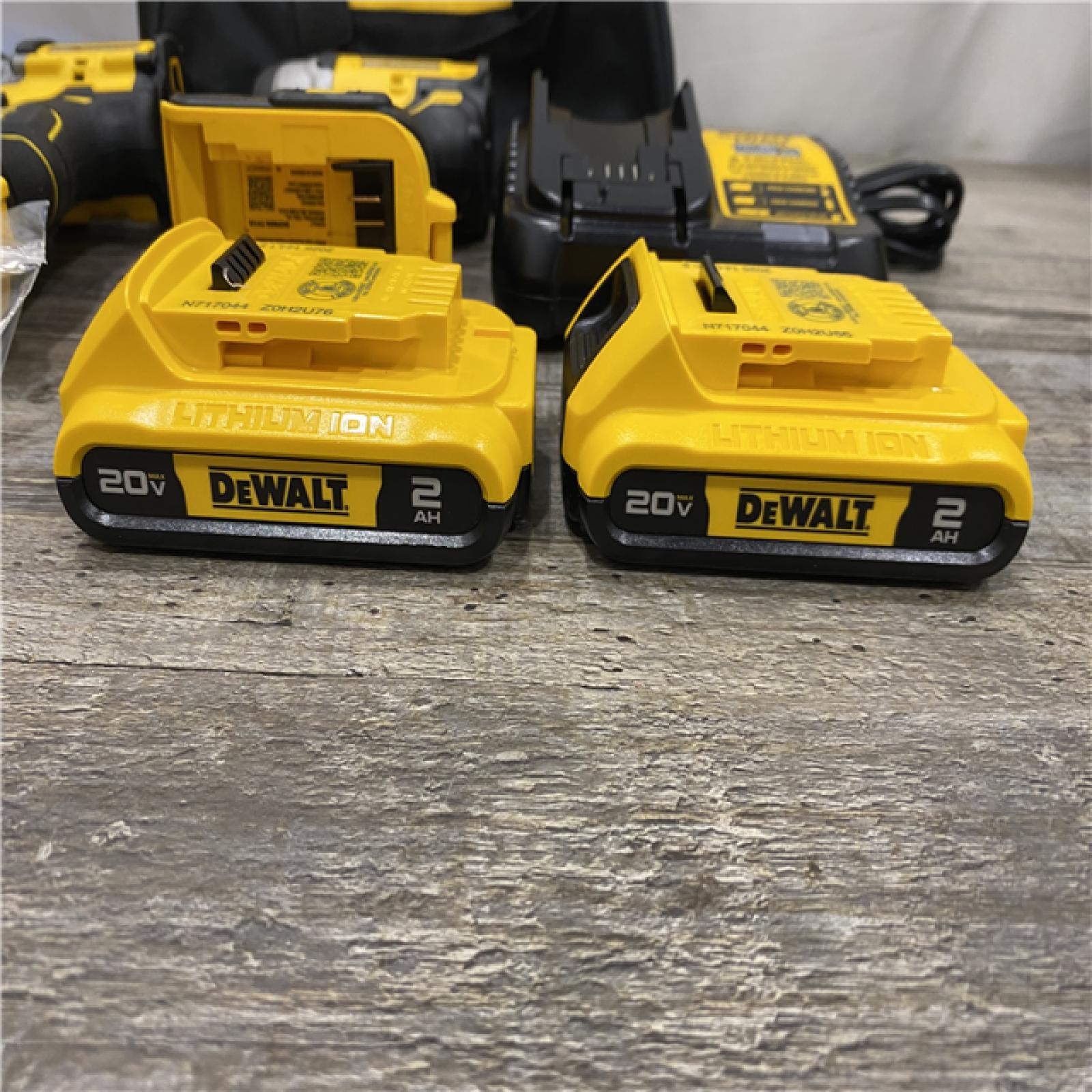 AS-IS DEWALT ATOMIC 20-Volt MAX Lithium-Ion Cordless Combo (2-Tool) Kit