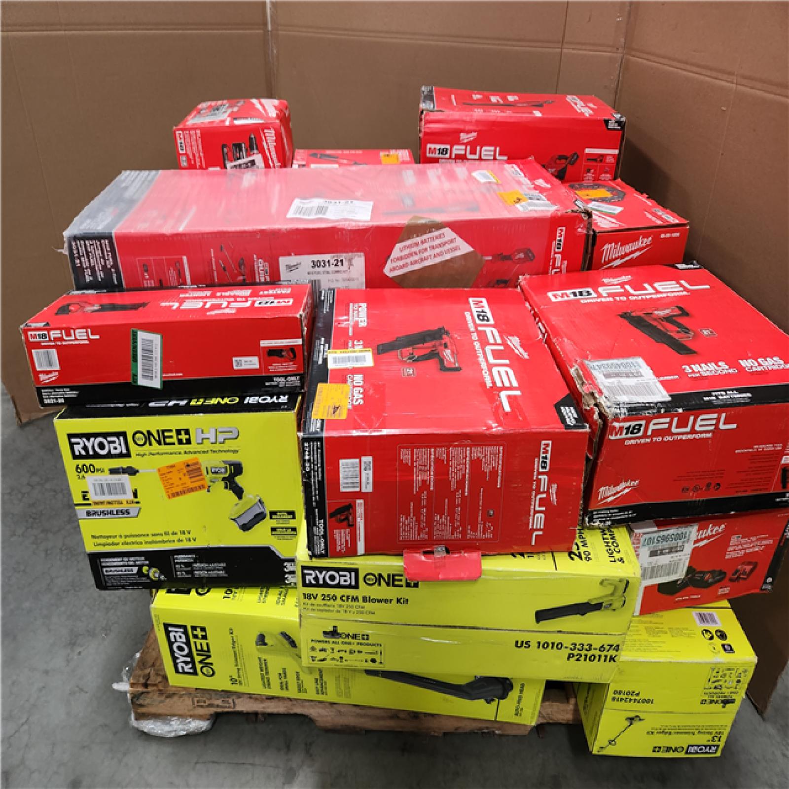 CALIFORNIA  AS-IS TOOL PALLET