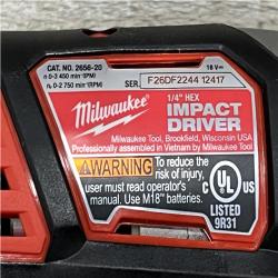 AS-IS Milwaukee 18V Lithium-Ion Cordless Drill Driver/Impact Driver Combo Kit