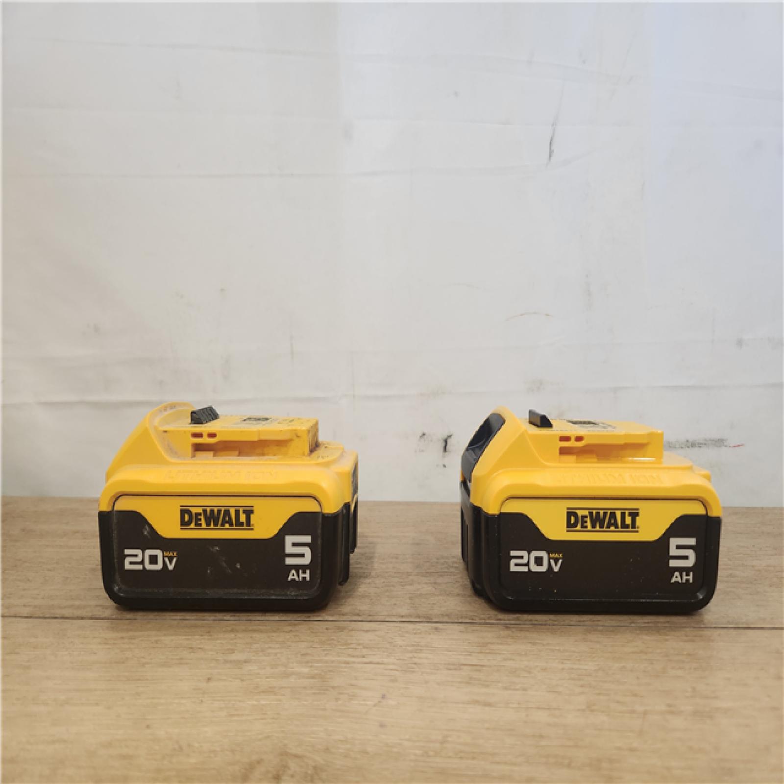 AS-IS- DEWALT 20V MAX Lithium-Ion 5.0Ah Battery (2-Pack)