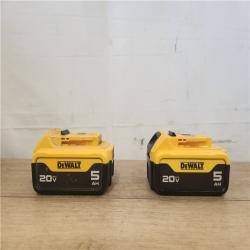 AS-IS- DEWALT 20V MAX Lithium-Ion 5.0Ah Battery (2-Pack)