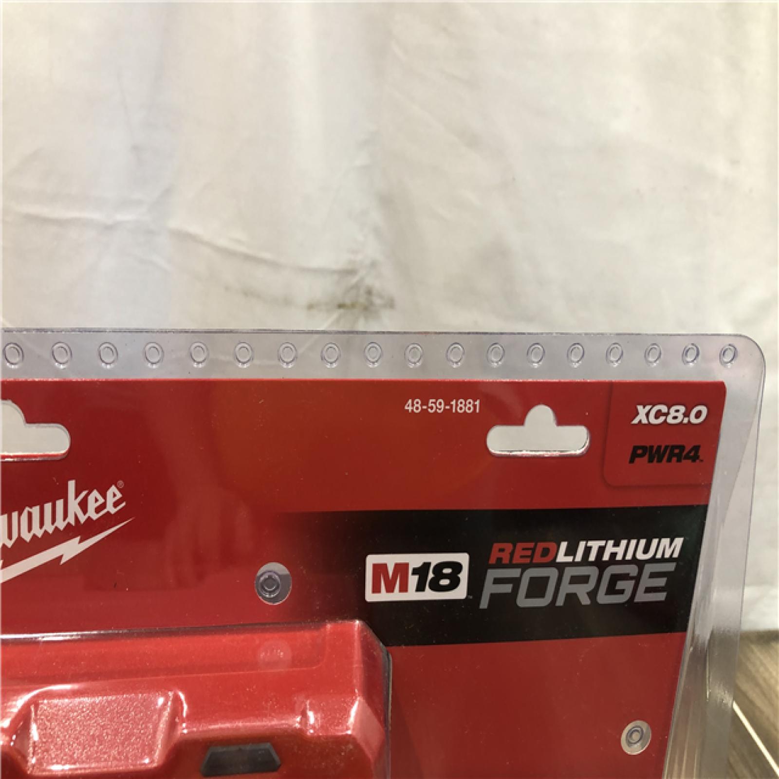 NEW- Milwaukee M18 18-Volt Lithium-Ion REDLITHIUM FORGE Starter Kit
