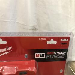 NEW- Milwaukee M18 18-Volt Lithium-Ion REDLITHIUM FORGE Starter Kit