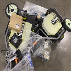 Dallas Location - As-Is RYOBI 40V HP Brushless 12-Ton Kinetic Battery Electric Log Splitter Kit - 4.0Ah Battery and Charger Included(Lot Of 2)