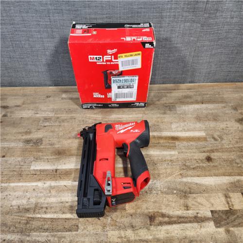 HOUSTON LOCATION - AS-IS Milwaukee FUEL 12-Volt Lithium-Ion Brushless Cordless 18-Gauge 1-1/2 in. Compact Brad Nailer (Tool Only)