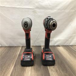 AS-IS Milwaukee 18V Lithium-Ion Cordless Drill Driver/Impact Driver Combo Kit