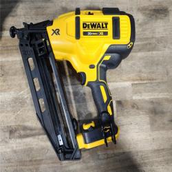 HOUSTON LOCATION - AS-IS DeWalt 20V 16 Gauge Cordless Angled Finish Nailer Kit W/ 2Ah Battery