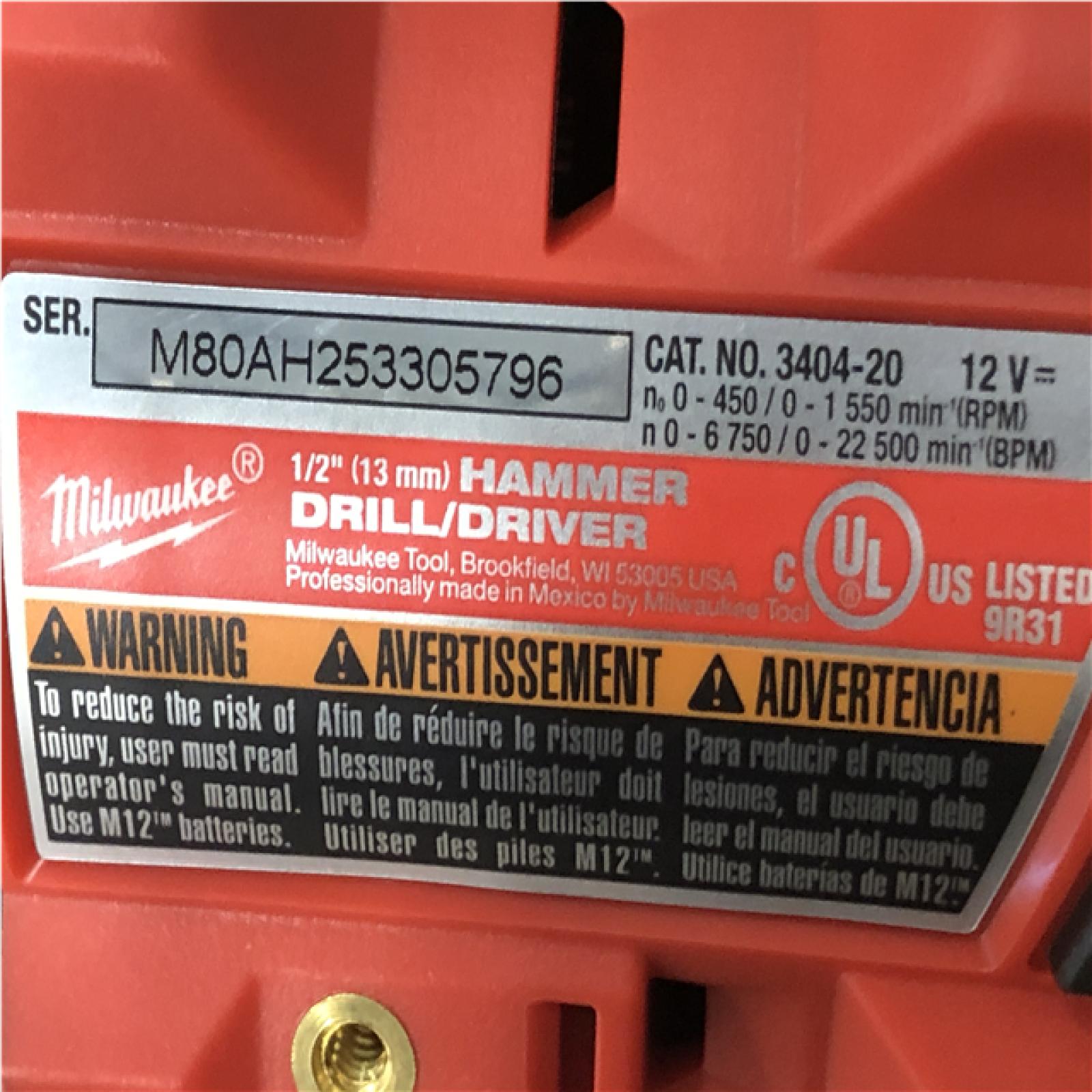 AS-IS Milwaukee FUEL 12-Volt Lithium-Ion Brushless Cordless Hammer Drill and Impact Driver Combo Kit