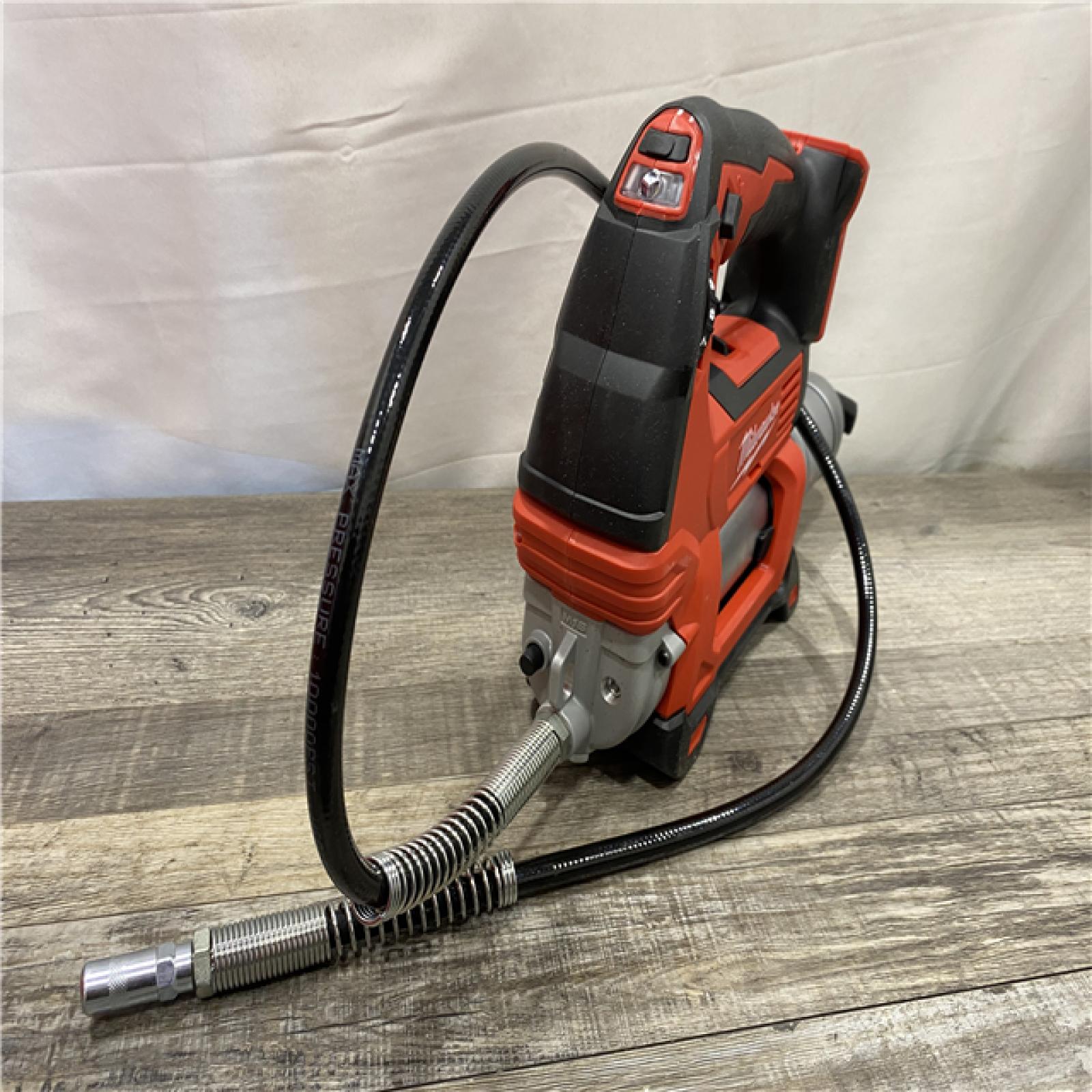 AS-IS Milwaukee 18V Lithium-Ion Cordless Grease Gun 2-Speed (Tool-Only)