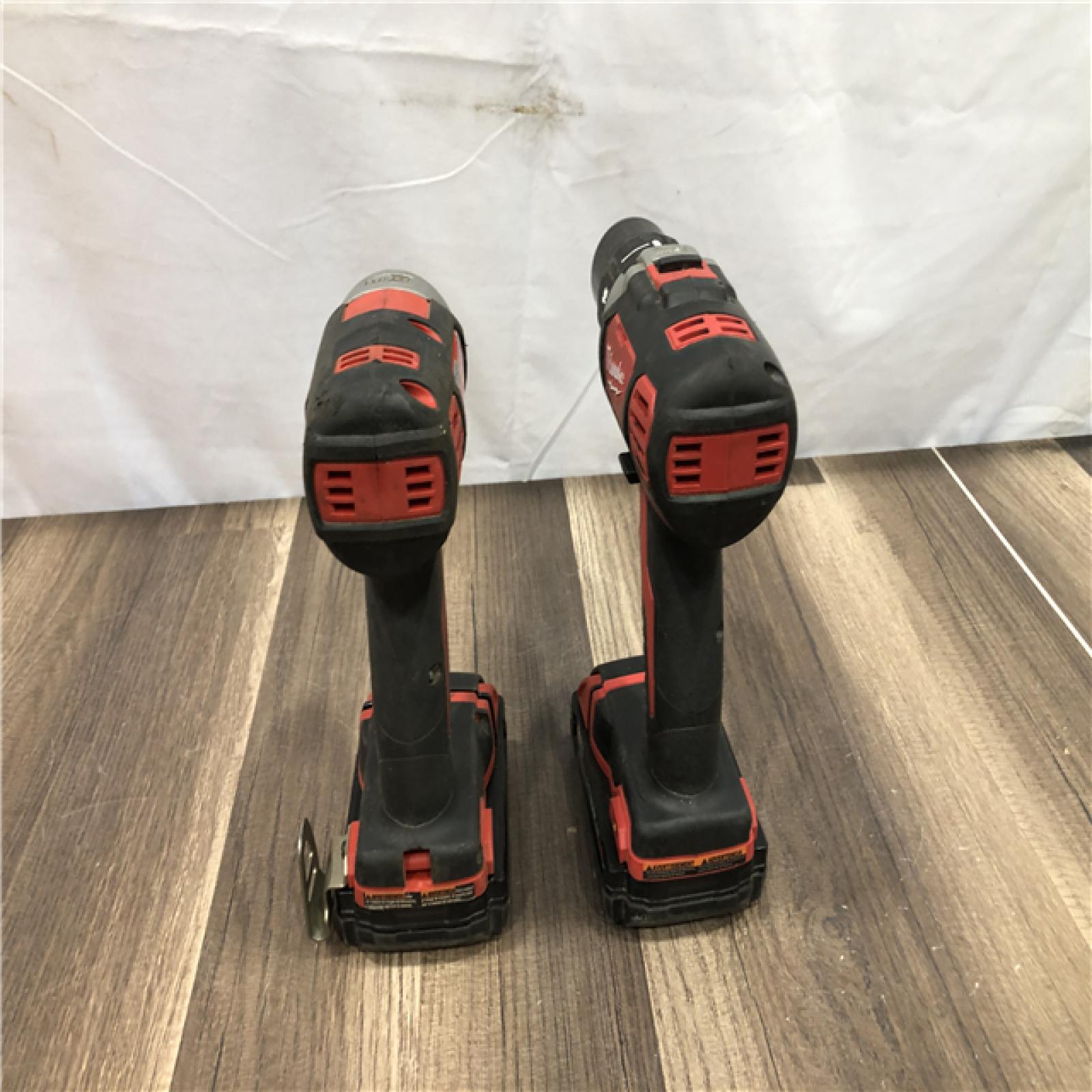 AS-IS Milwaukee 18V Lithium-Ion Cordless Drill Driver/Impact Driver Combo Kit
