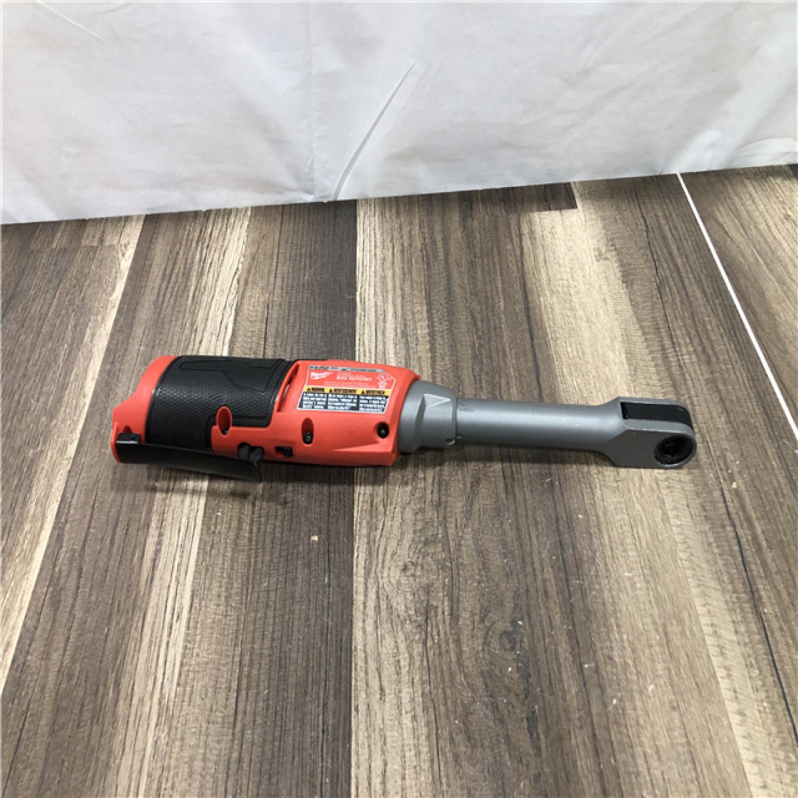 AS-IS Milwaukee FUEL INSIDER 12V Lithium-Ion Brushless Cordless 1/4 in. - 3/8 in. Extended Reach Box Ratchet (Tool-Only)