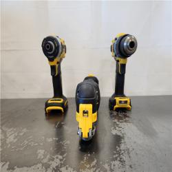 AS-IS- DEWALT 20V MAX Lithium-Ion Cordless 3-Tool Combo Kit