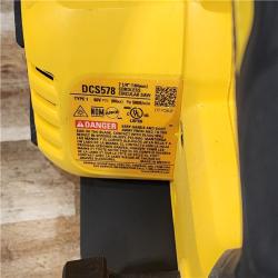 HOUSTON LOCATION - AS-IS DEWALT FLEXVOLT 60V MAX Cordless Brushless 7-1/4 in. Circular Saw with Brake (Tool Only)