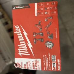 NEW! - Milwaukee M18 18-Volt Lithium-Ion Cordless Combo Kit 7-Tool with 2-Batteries  Charger and Tool Bag