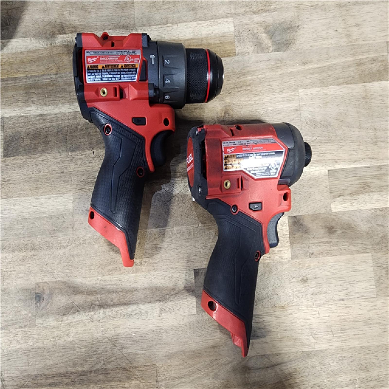 HOUSTON LOCATION - AS-IS Milwaukee 3497-22 12V Brushless Hammer Drill and Impact Driver Combo Kit