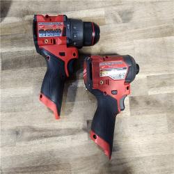 HOUSTON LOCATION - AS-IS Milwaukee 3497-22 12V Brushless Hammer Drill and Impact Driver Combo Kit