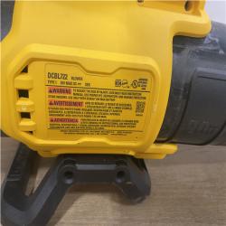 AS-IS DEWALT 20V MAX 125 MPH 450 CFM Brushless Cordless Handheld Leaf Blower with Concentrator Nozzle (Tool Only)