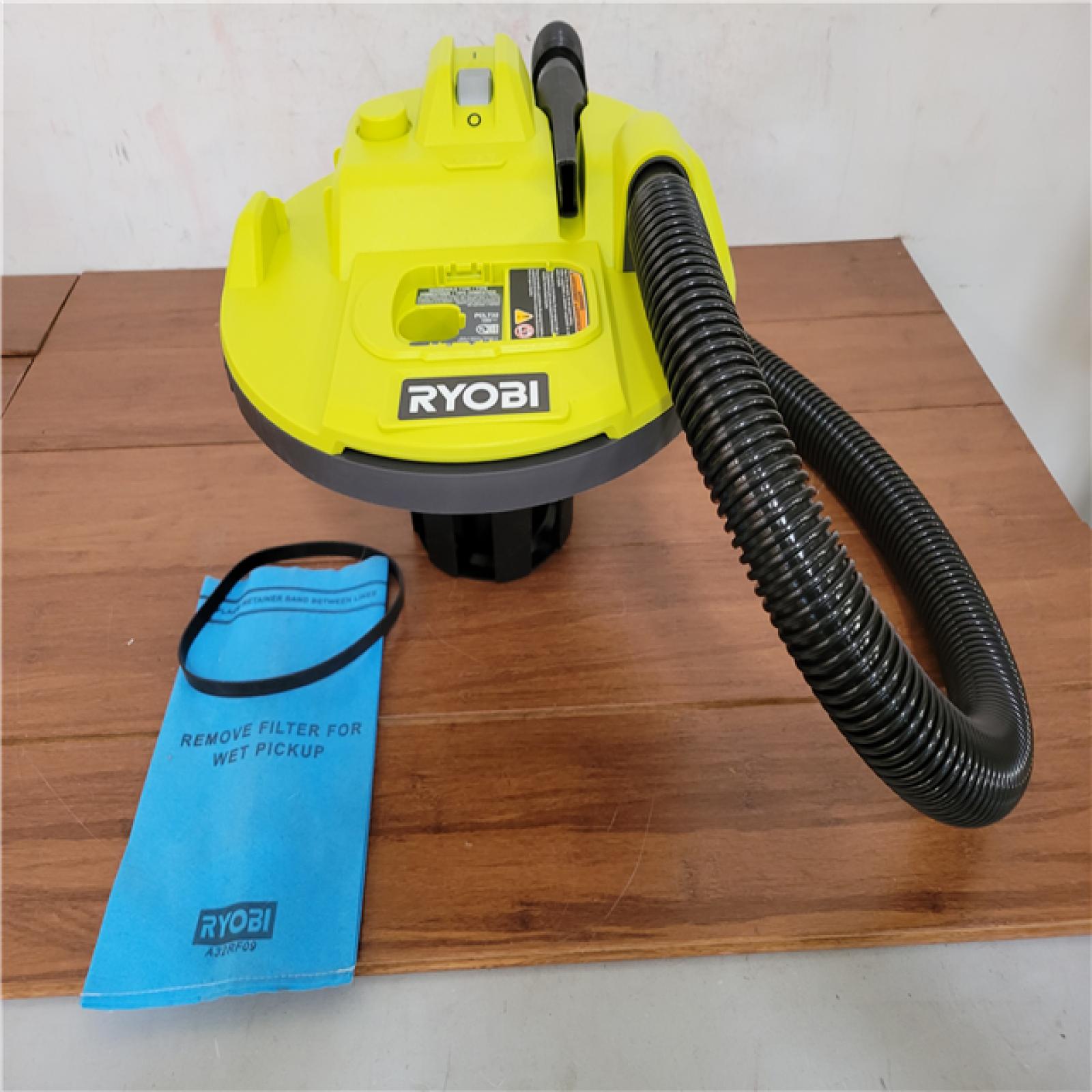California NEW Ryobi Plus+ 18V Bucket Top Wet/Dry Vacuum