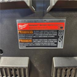HOUSTON LOCATION - AS-IS (APPEARS LIKE NEW) Milwaukee M18 Packout Six Bay Rapid Charger (Tool-Only)
